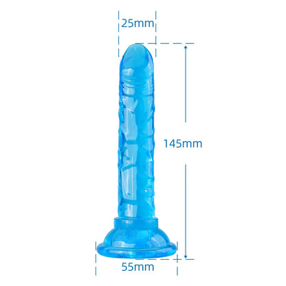 Realistic Dildo with Suction Cup – Medical Silicone