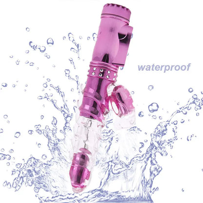 Thrusting Rabbit Vibrator – G-Spot & Clitoris Stimulator, AV Magic Wand, 36 Modes, Multi-Speed Rotation & Vibration for Women