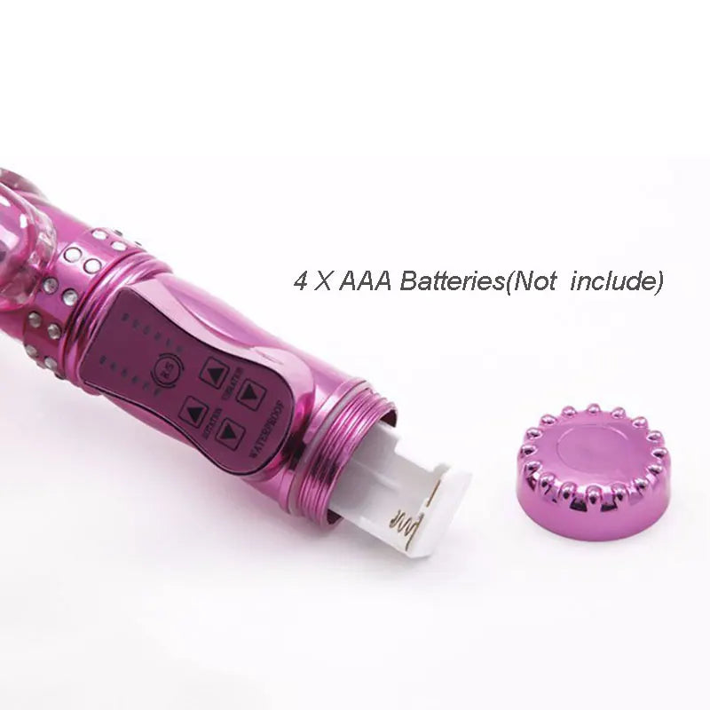 Thrusting Rabbit Vibrator – G-Spot & Clitoris Stimulator, AV Magic Wand, 36 Modes, Multi-Speed Rotation & Vibration for Women