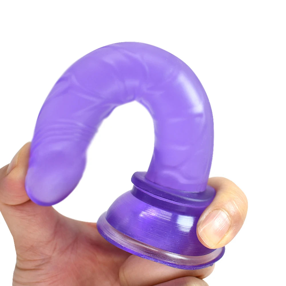 Realistic Dildo with Suction Cup – Medical Silicone