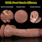 Soft Realistic Dildo with Dual Density Silicone